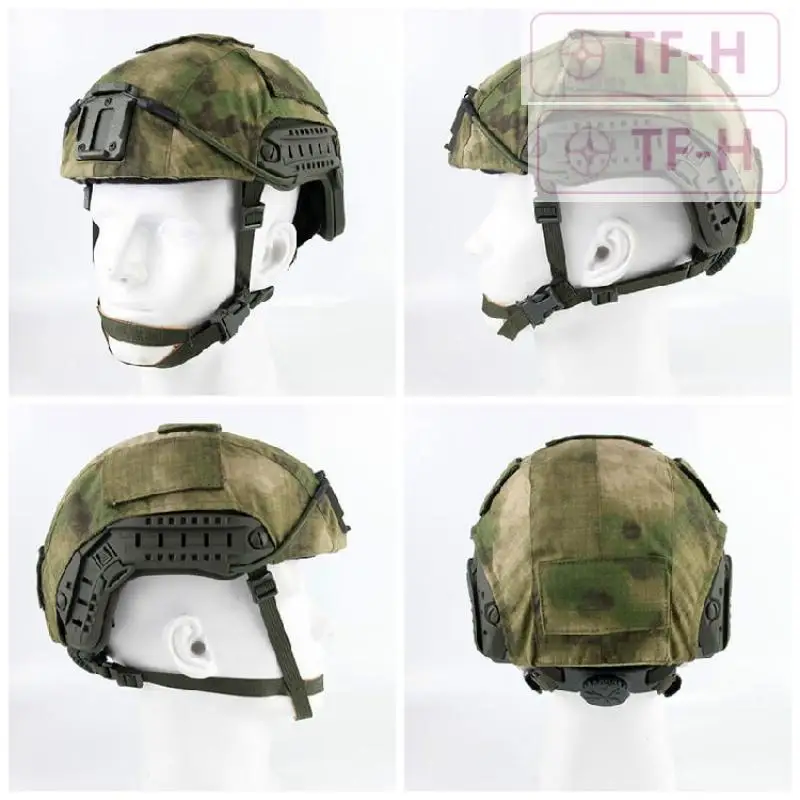 Hunting Tactical Helmet Cloth Skin Cover for TOR Tactical Helmet MC EMR Digital Camo MOX Green Ruins Camouflage