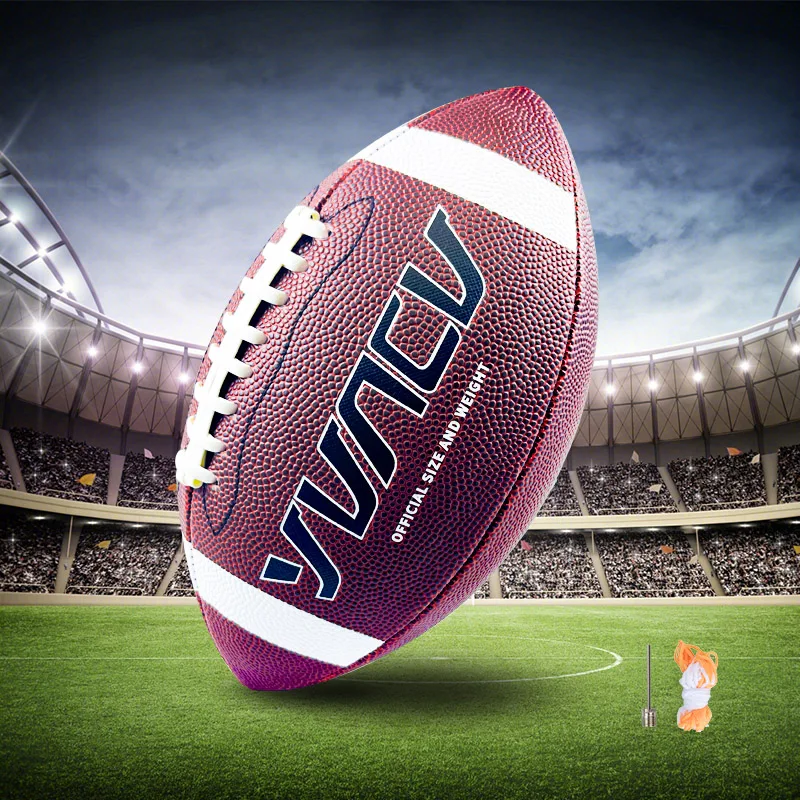 

1pc Standard American Football For Youth And Adult Outdoor Sports Game Competition Training , Rugby Size 9 , 6 , 3