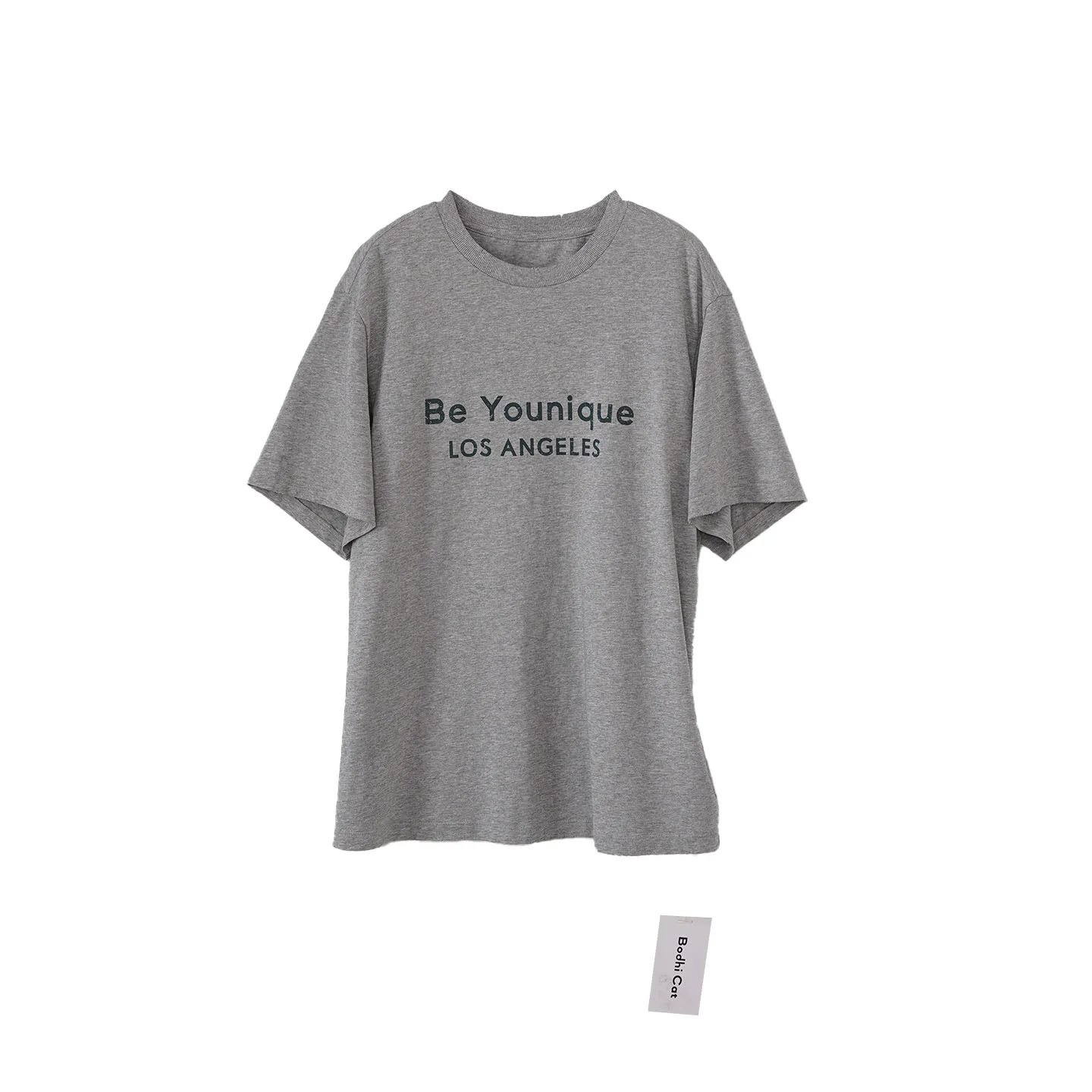 

Женская хлопковая футболка с принтом, мягкая льняная, с круглым вырезом, коротким рукавом, свободного кроя, летняя, влагоотводящая, с деталями структурной отделки