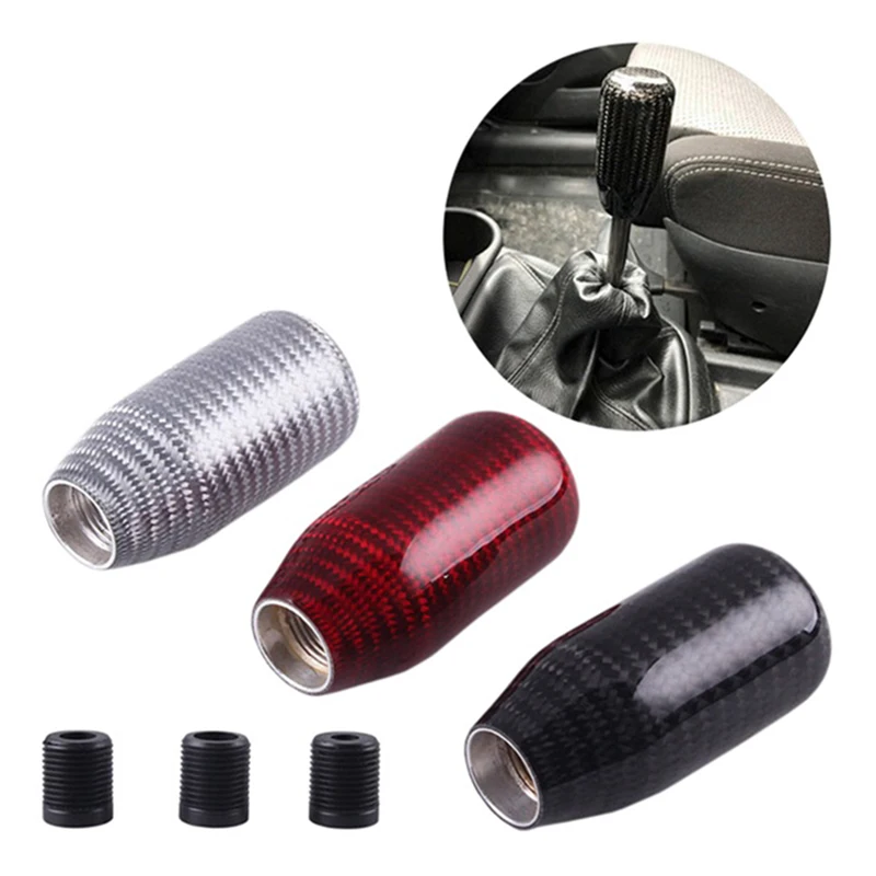 

Car modification parts, carbon fiber pattern, gear shift head, circular gear shift lever head, gear shift head gear shift head