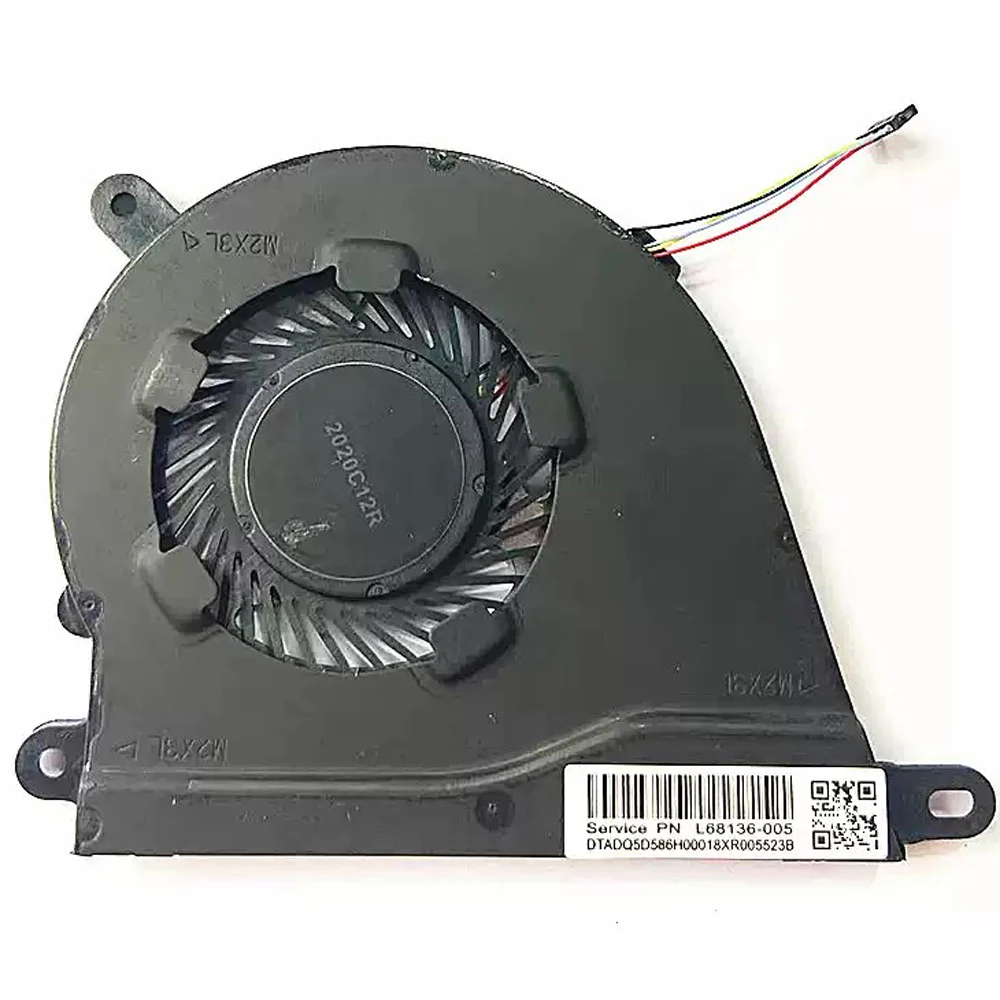 NEW XRF-BP76H000-HP15-DYL DC5V 0.5A 4Pin Fan For HP 15-DY 15-EF 340S G7 14-DQ 14S-DQ 15S-FQ 15S-EQ TPN-Q242 CPU Cooler Fan