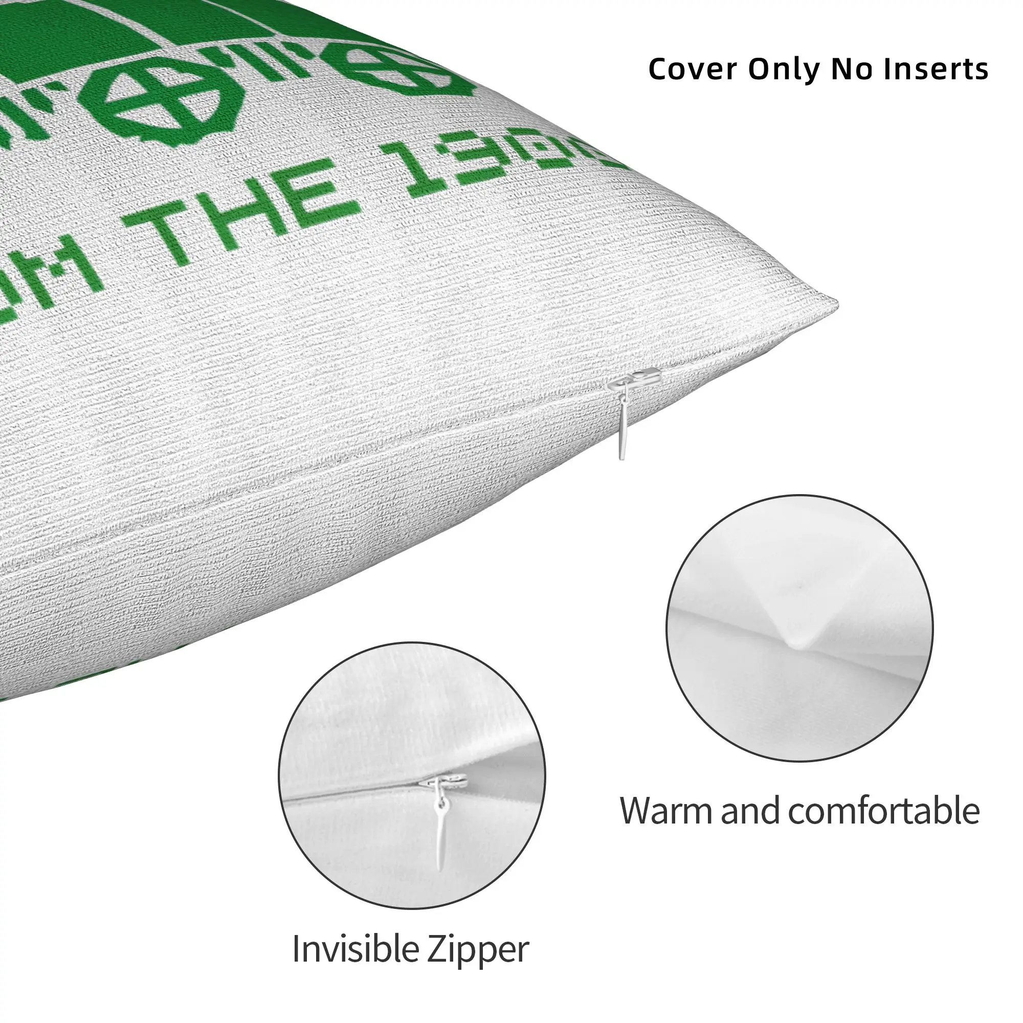 Printed Please Be Patient Born in 1900s Pillowcase Polyester Cushion Cover Gift Humor Funny Pillow Case Cover Sofa Square