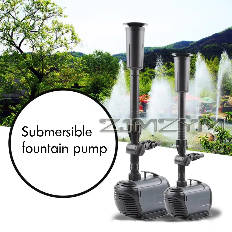 Fish Pond Fountain Pump, Submersible Pump, Pond Landscaping Fountain, Landscape Pond Pump Circulating Oxygenation Pump