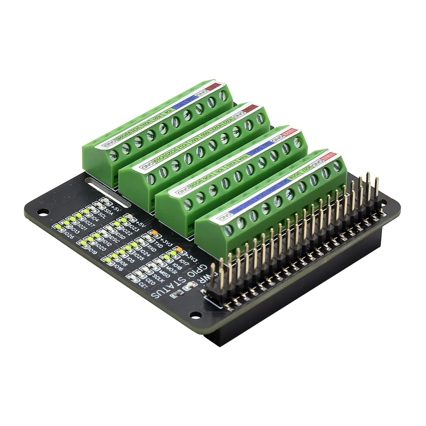 Raspberry Pi 4 GPIO Expansion Board Breakout GPIO Screw Terminal Hat for Raspberry Pi