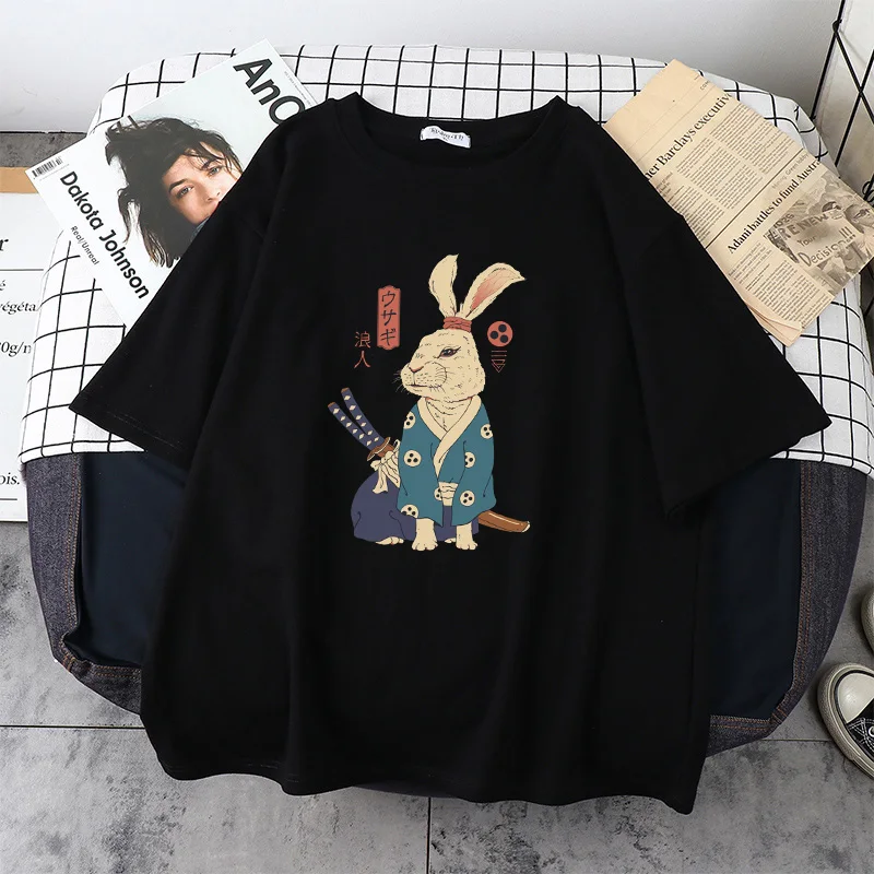 Camiseta com estampa Kawaii Shiba Inu feminina, roupas japonesas, camisetas casuais, manga curta, tops de anime anos 90, verão, roupas kawaii