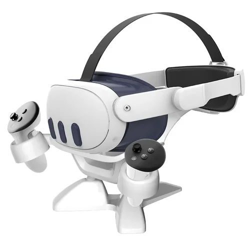 Imagen 2 del producto Soporte de almacenamiento ABS grueso para Meta Quest 3, accesorios para gafas VR, almacenamiento de gafas VR y mango de Control