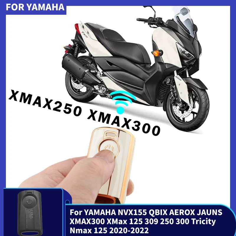 TPU New Cover Key Case for YAMAHA NVX155 QBIX AEROX JAUNS XMAX300 XMax 125 309 250 300 Tricity Nmax 125 2020-2022