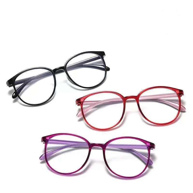Runde Lesebrille mit hoher Bildschärfe, Anti-Ermüdungs-Effekt, ultraleicht, modische Spezial-Lesebrille für Computer, Büro und Damen.