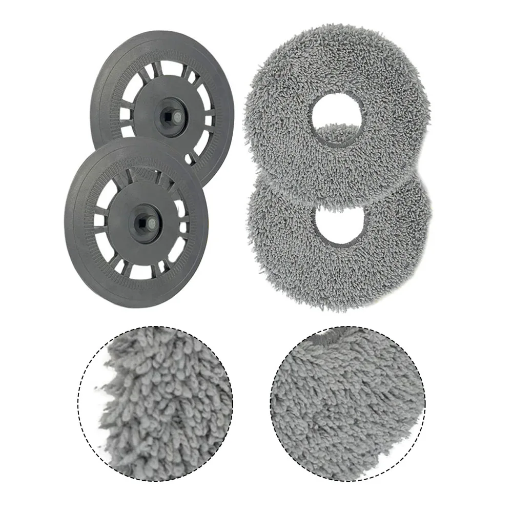 two-piece-mop-bracket-and-two-piece-microfiber-rag-kit-for-dreame-for-mova-e40-ultra-robot-vacuum-mop-compatibility