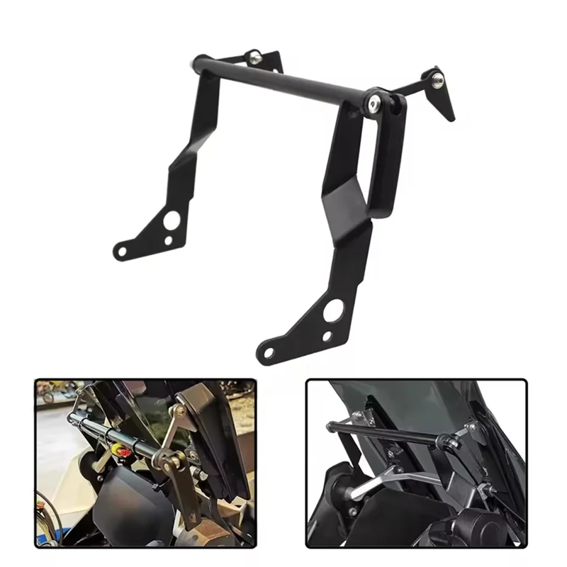 

A96E-Motorcycle Accessories Phone Holder Stand GPS Navigation Bracket For BMW R1250GS R1200GS Adventure R1250 GS ADV 2014-Up