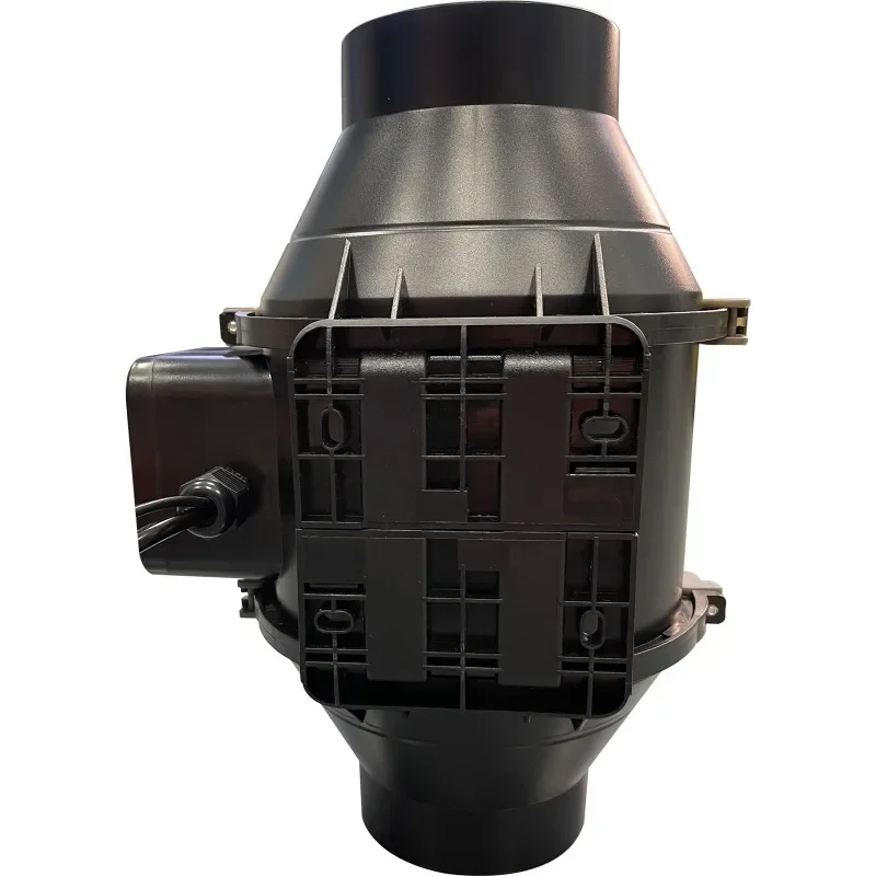 useful 4 Inch Tent Planting Hydroponic Planting Ventilation System Household Ventilation Booster Diagonal Flow Duct Fan EC100mm