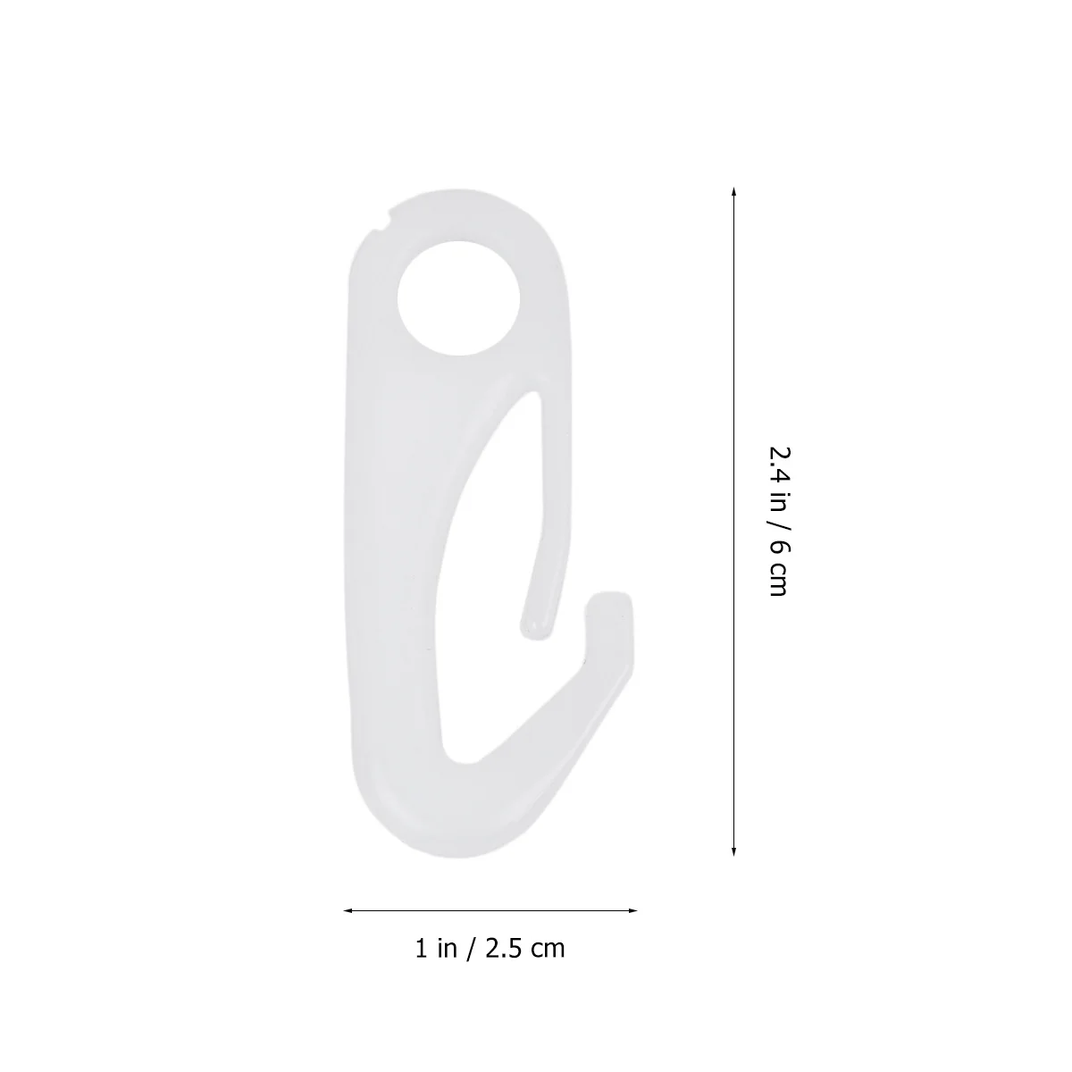 8 قطعة خطافات إطباقية من النايلون شديدة التحمل مرفق سارية العلم للأعلام الخارجية ملحقات خطاف مشبك رفرف مقاومة للطقس #5