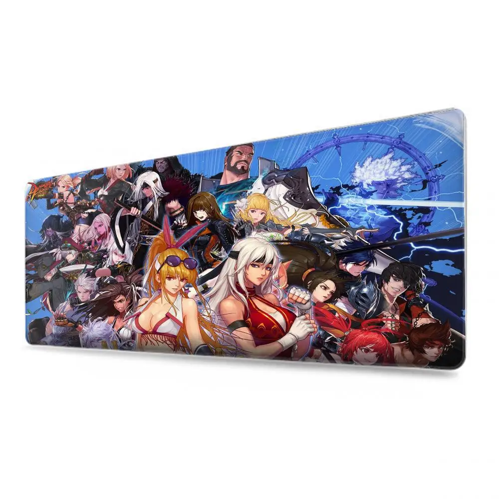 Game DNF Dungeon Fighter Mouse Pad Tablet mouse Pad Laptop xl desktop mate, cute HD Rainbow Gaming keyboard pad, Player, 90x40