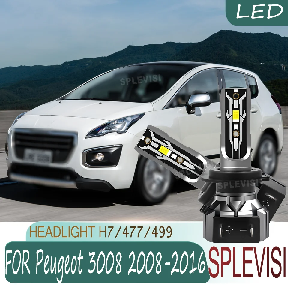 Stable Current Easy to Install Durable for Rough Roads Headlight For Peugeot 3008 2008 2009 2010 2011 2012 2013 2014 2015 2016