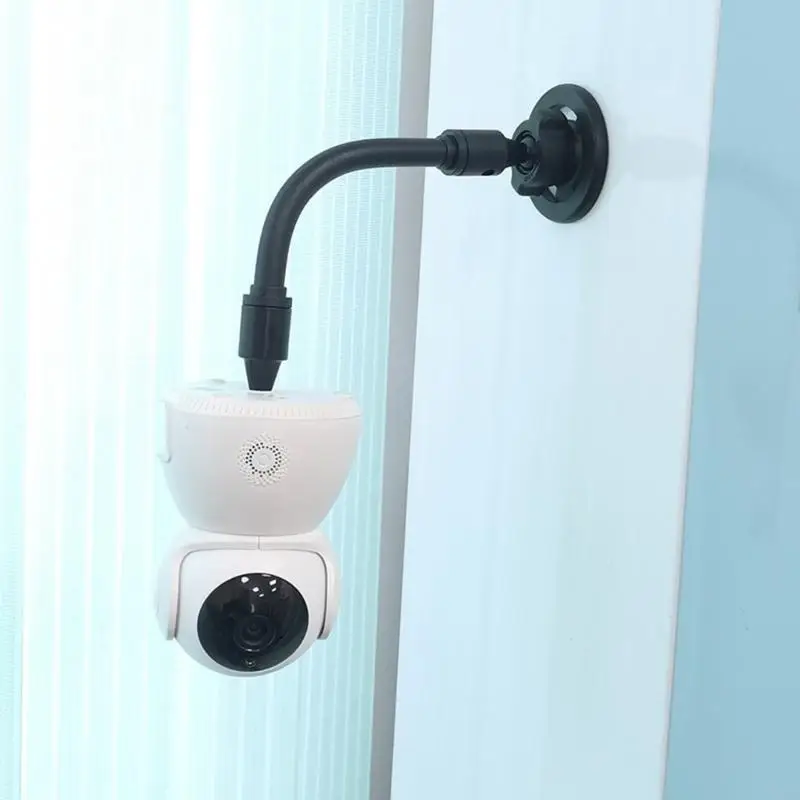 

Adjustable Flexible Hose Camera Bracket With Base Suitable For Indoor Iron Panel No Tools Required Quick Setups F19E