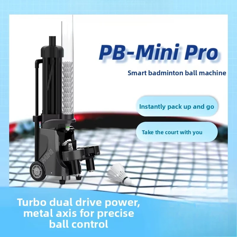 New Smart Badminton Serve Machine Portable and Compact Training Equipment