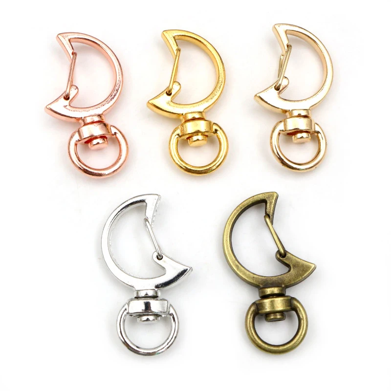 10pcs Cat Heart Snap Hook Trigger Clips Buckles For Keychain Lobster Lobster Clasp Hooks for Key Ring Clasp Jewelry Supplies