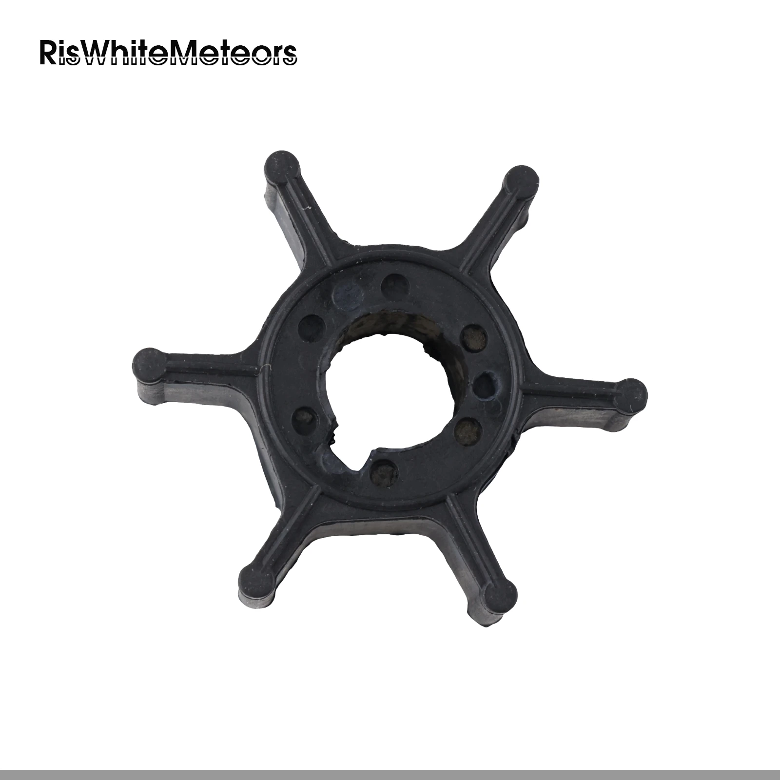 

6E0-44352-00 Рабочее колесо водяного насоса для подвесных лодочных моторов Yamaha 4, 5, 6 л.с., 2-х и 4-тактных, 1-цилиндровых