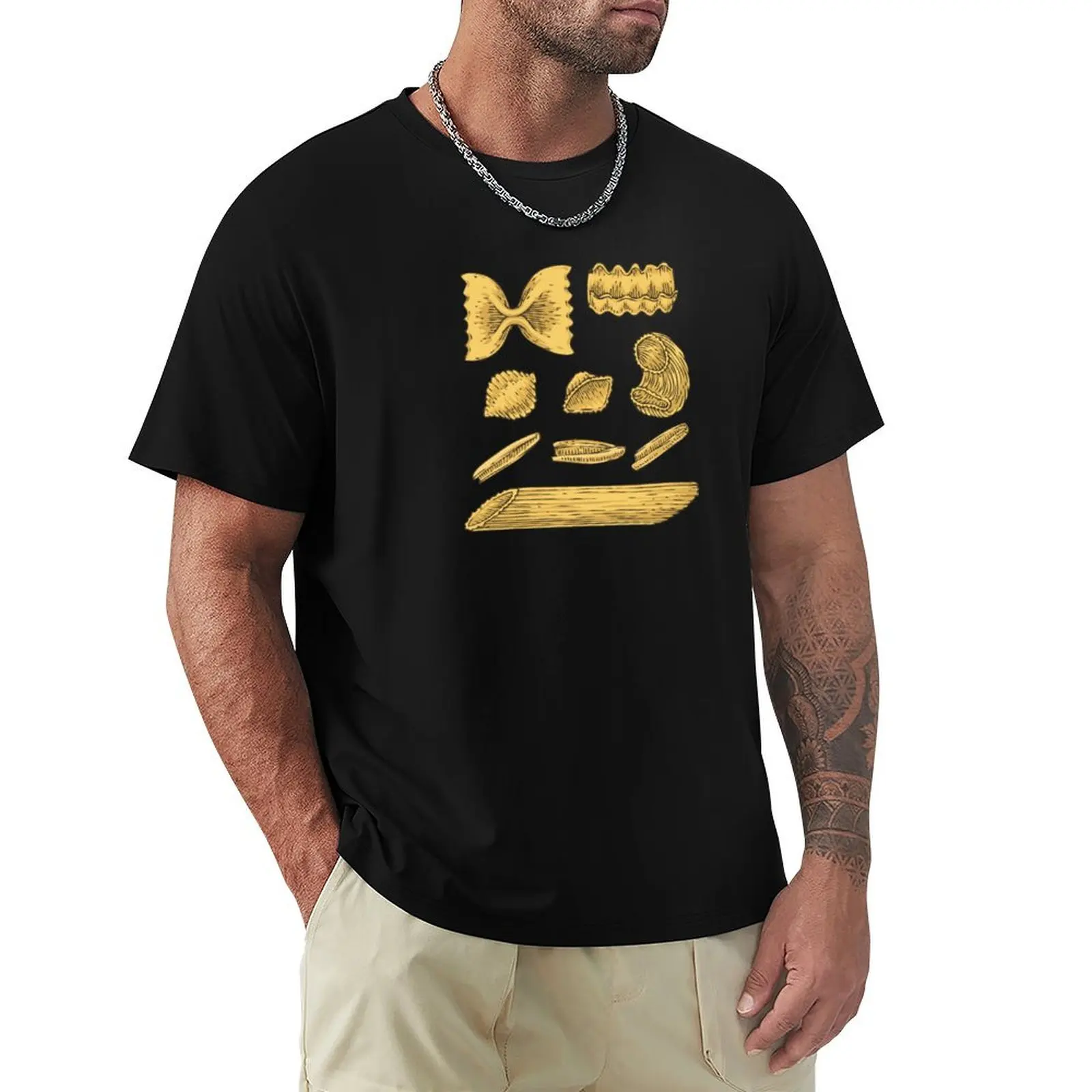 

Pasta T-Shirt Large Size Breathable Tee