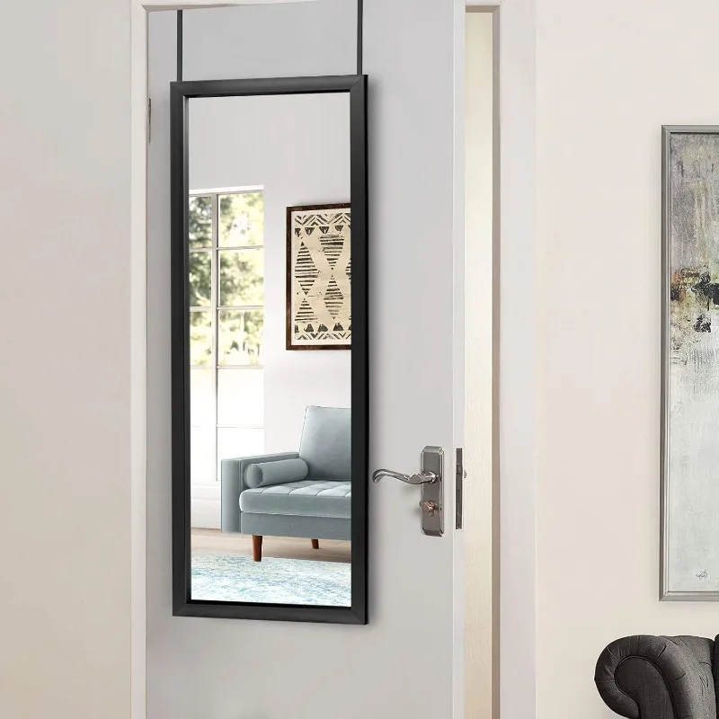 Full Length Mirror Hanging Over The Door or Leaning Against/ Mounted On Wall, 43