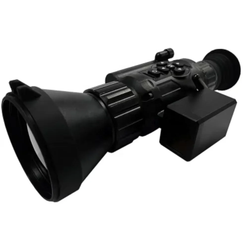 Automatic Trajectory Night Vision Hunting Cmera 2.8KM Lser Range WIFI Connectivity 640x512 Resolution 50Hz Capturing