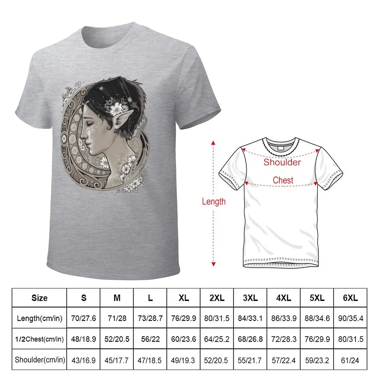 Merrill T-Shirt kawaii clothes boys animal print shirts graphic tees mens graphic t-shirts big and tall