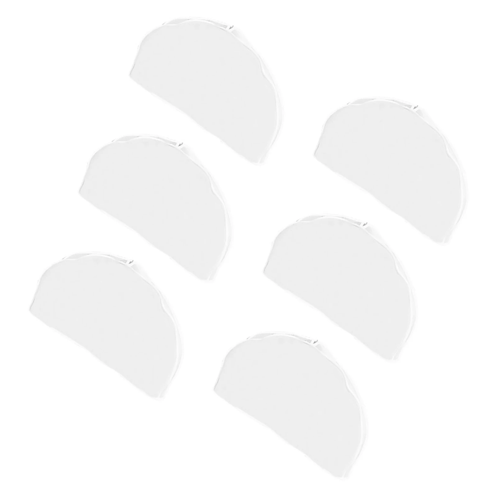 

6Pcs Translucent Plastic Shoulder Clothes Covers Reinforced Hanger Opening for Easy Use Garment Shoulder Covers,clothes Cover