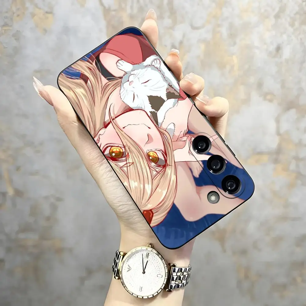 Anime C-Chainsaw Man Phone Case For Samsung S26 Ultra S25 Edge S23 S22 S21 S20 A57 A37 A17 Plus S24 Fe Cover