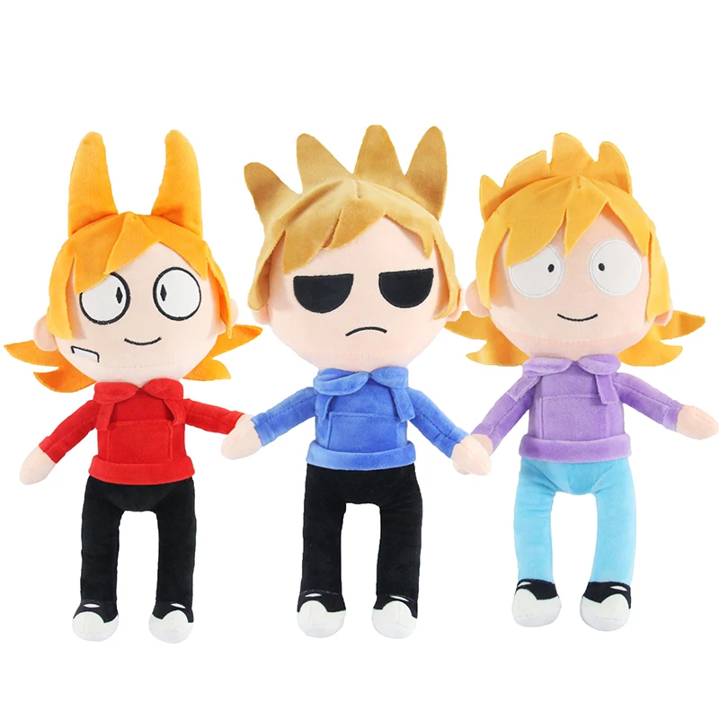 

3pcs/Set Eddsworld Plush Toy Anime Anime Peripheral Soft Edd Tord Matt Tom Sleeping Pillow Stuffed Dolls Gift for Kids Birthday