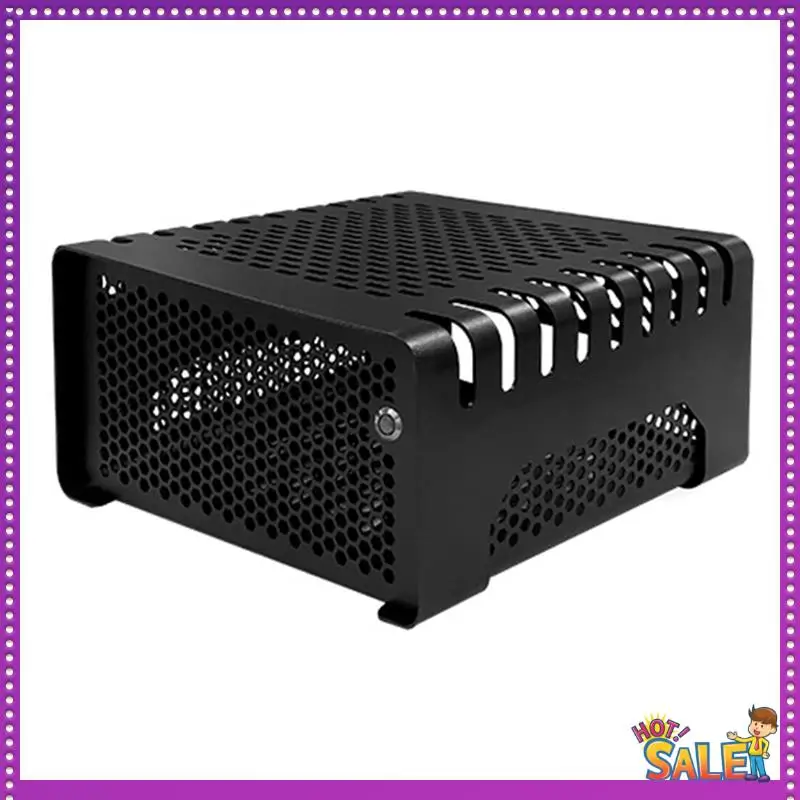 

AA87 Computer Host Shell Horizontal Small Chassis For Computer Office Solid And Beautiful Black