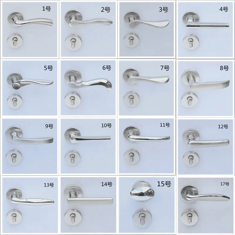

Разделенный замок из нержавеющей стали 304, замок для пожарной двери, больничный доступ, офис, спальня, 72-дверный внутренний бесшумный замок для комнаты