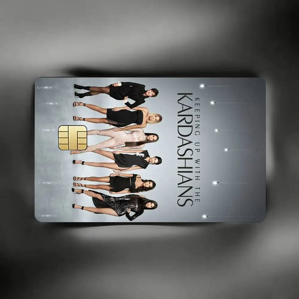 Keeping Up with the K-Kardashians Credit Card Skin Stickers For VISA Bank Bus Metro Access Card Protective Film Cover Sticker