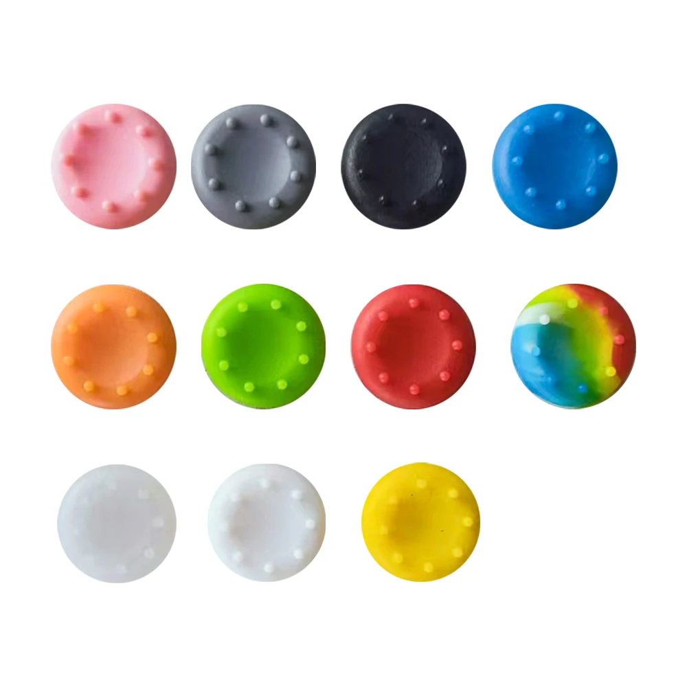 4PCS for PS5/PS4/PS3/Switchpro Game Controller Accessory Non-slip Silicone Game Joystick Thumbstick Thumb Stick Grip Caps