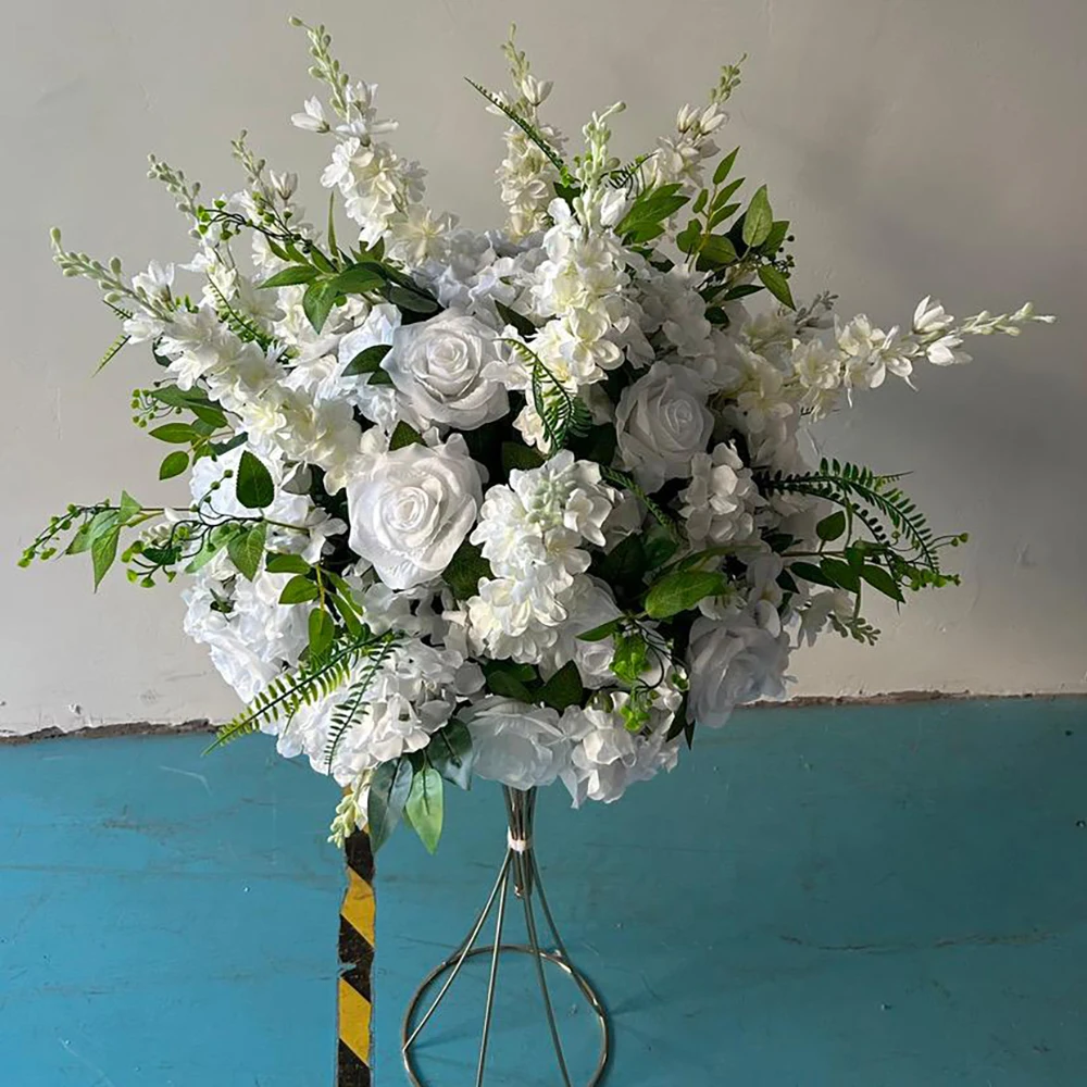 

Artificial oversize wedding and party flower centerpiece Arrangement for wedding decoration white Flower Ball Bouquet