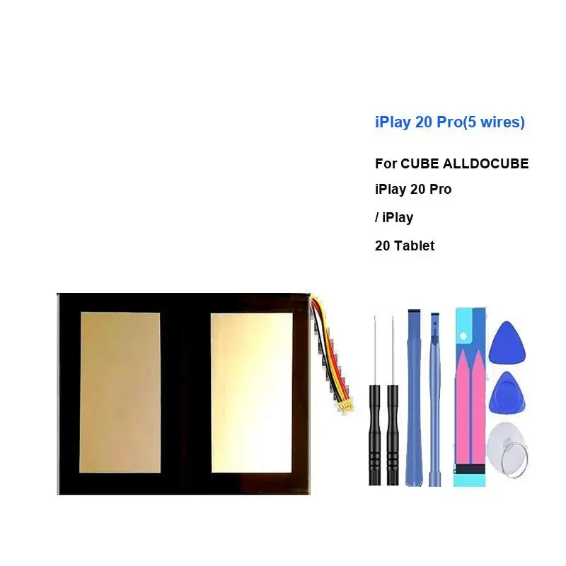 

Rapid Charging Reliable Power For Cube Alldocube Iplay 20 Pro Tablet 5 Wires 8000Mah Battery