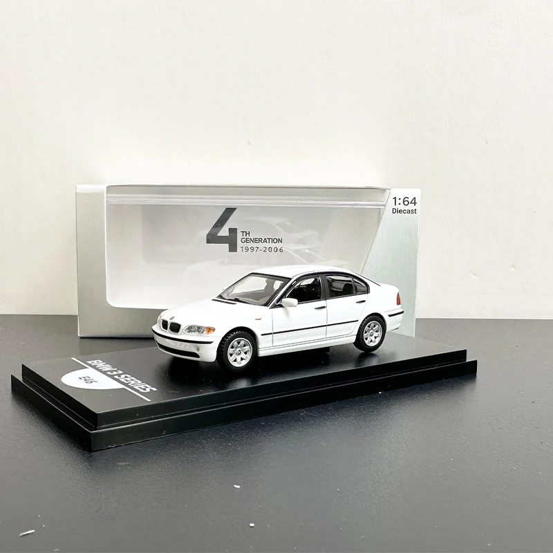 Diecast 1:64 Scale 3 Series E21 E36 E90 Simulation Alloy Car Model Static Display Collectible Toy Gift Souvenir Decoration