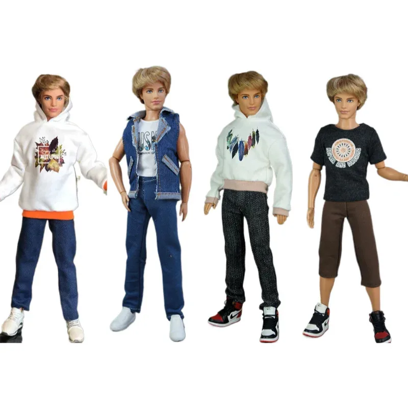 1/6 BJD 30CM Anime Doll Male KEN Doll Clothes Fashion Causal Suit Clothes Accessories DIY Toys Gifts Reborn Kawaii