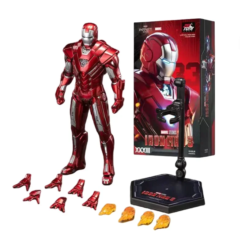 Figurki akcji ZD Toys Iron Man Blacklash Series 1/10 MK33 MK39 MK17 MK21 - Model Statuetki Filmowej dla Dorosłych Kolekcjonerów i na Prezent