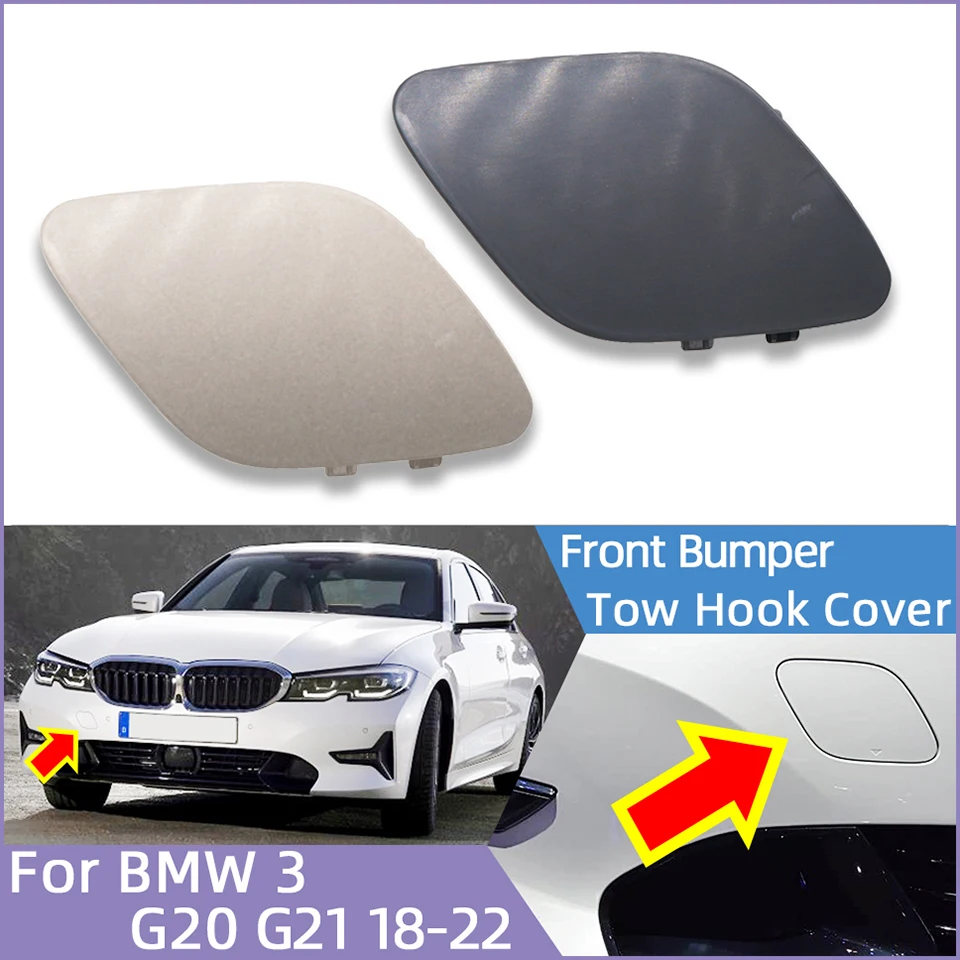 

Auto Front Bumper Towing Hauling Hook Eye Cover Cap For BMW 3 G20 G21 2018 2019 2020 2021 2022 #51118496520 Tow Shell Lid Trim
