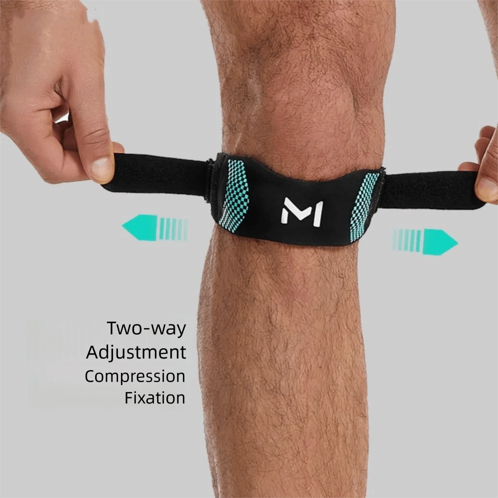 Cushion Pressure Knee Pads Patella Strap Breathable Adjustable Sport Knee Wrap Pressurize Shock-absorbing Knee Band Brace