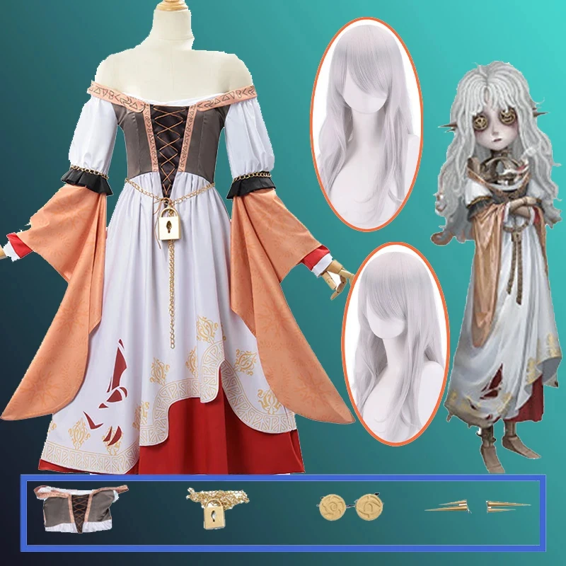 

Memory Costume Game Identity V Little Memories Cosplay Pointer Dress Uniform Halloween Party Outfit Prop Suti for Woman ,[6jh