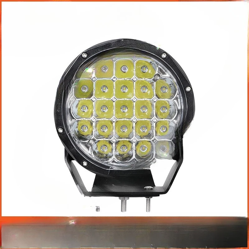 

Car running light LED light Off-road roof Truck modification work spotlight Round high power 105W
