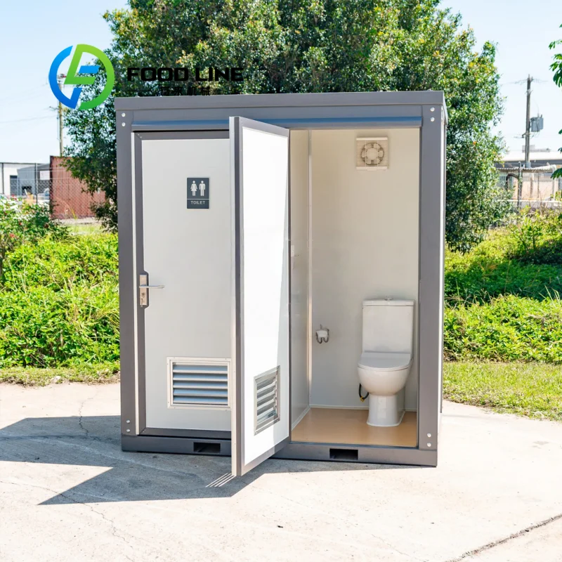 Portable Toilet Cabin Complete Internal Fittings Portable Sanitation On‑Site For Outdoor Temporary Public Toilet Project