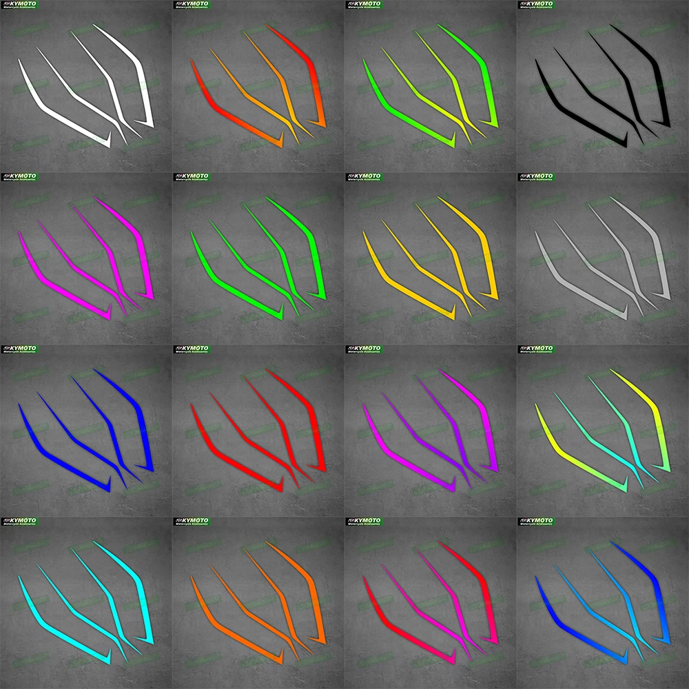 

Для NINJA 400 EX400 H2 H2SX аксессуары для мотоциклов гоночный обтекатель передняя наклейка NINJA 400 EX400 H2 H2SX светоотражающая наклейка