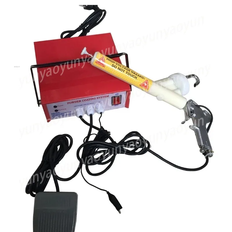 PC03 Portable Electrostatic Powder Coater, Mini Coating System, Compact Metal Housing, Metal Coating Tools