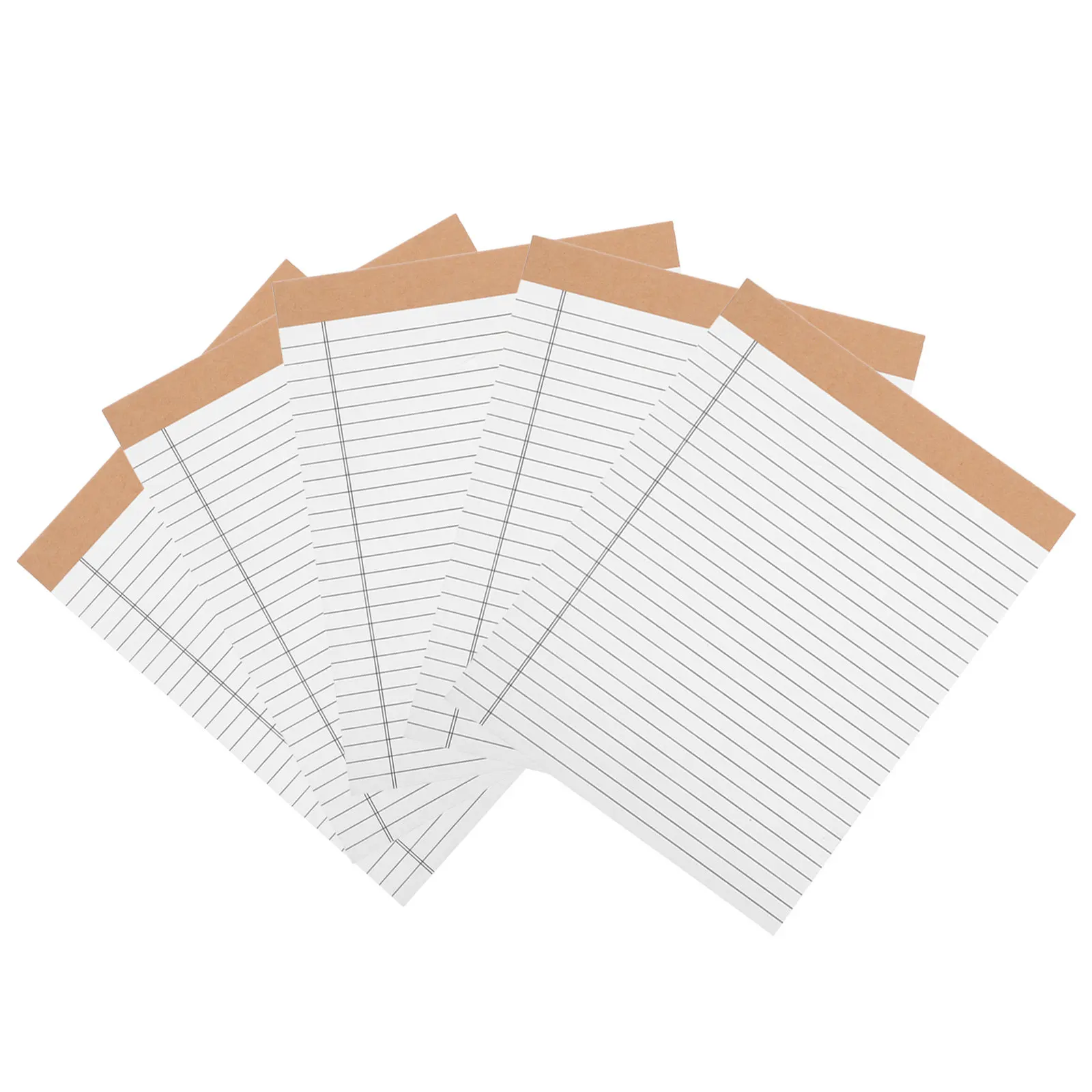 

Набор из 5 юридических блокнотов: толстая бумага, устойчивая к чернилам, перфорированные отрывные страницы, белые линованные тетради для офиса, дома, деловых встреч