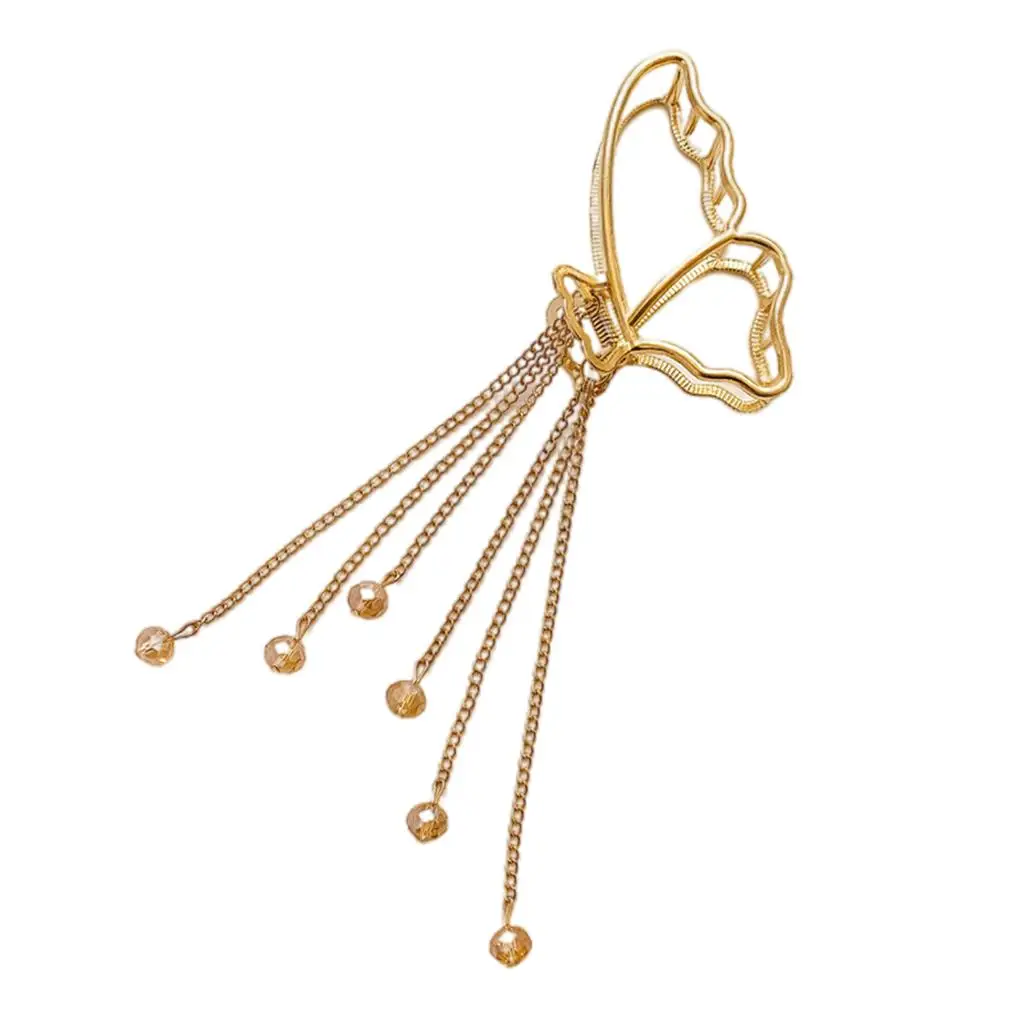 Tassel Hair Catch Clip Headwear Fashion Hairpins Claw Clips for Short Hair