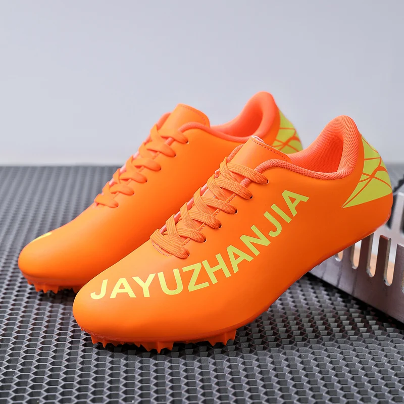 2024 New Running Spikes Nails Shoes Professional Pu Track and Field Shoes Outdoor Spikes Sneakers Athletics Mandarin Duck Shoes