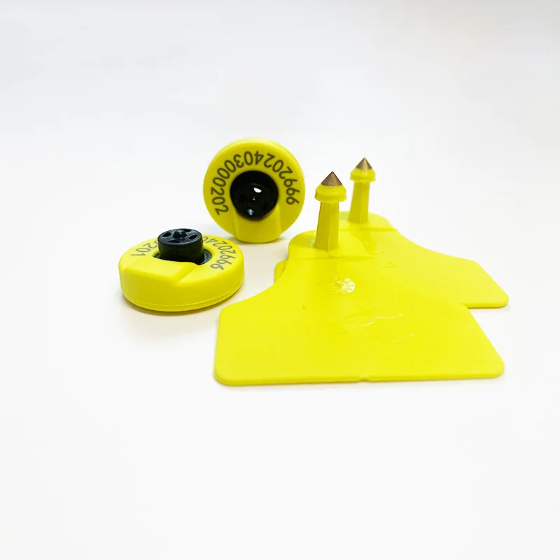 10 pz HabweID pala TPU 134.2 KHz ISO11784/5 FDX-B RFID etichetta auricolare per bovini per fattoria bestiame pecora mucca maiale identificazione animale