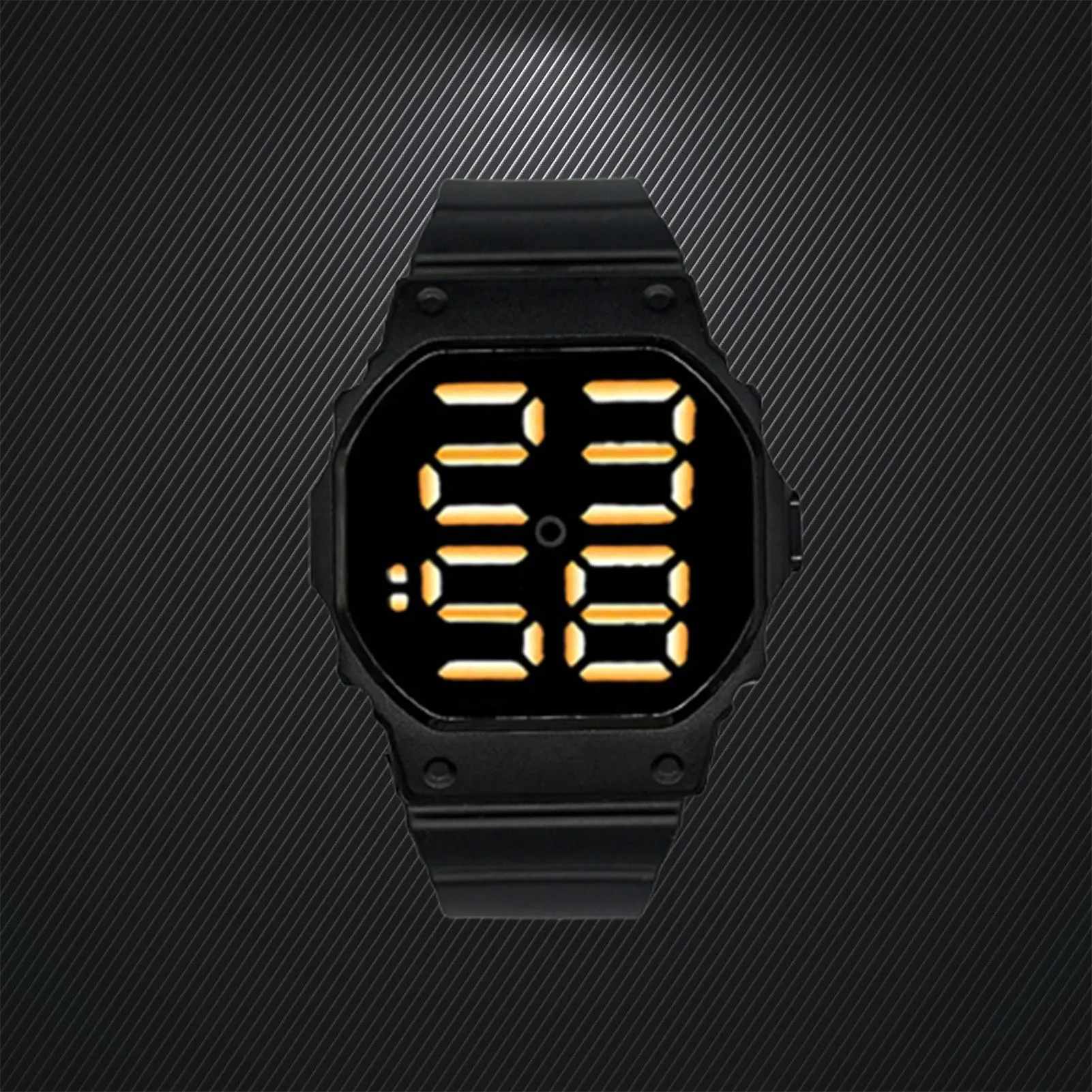 Large Screen Sports Watches Waterproof LED Watches Wrist Watches for Boy Girls Children Kids SNO88